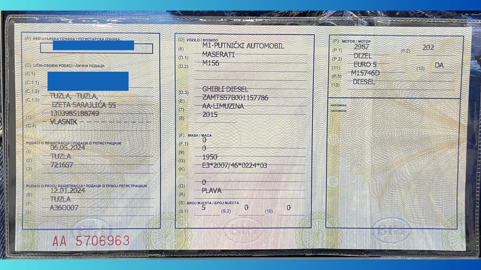 Potvrda o registraciji 1